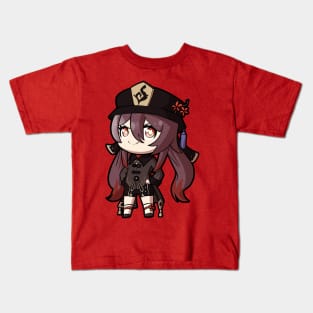 Chibi Hu Tao - Genshin Impact Kids T-Shirt